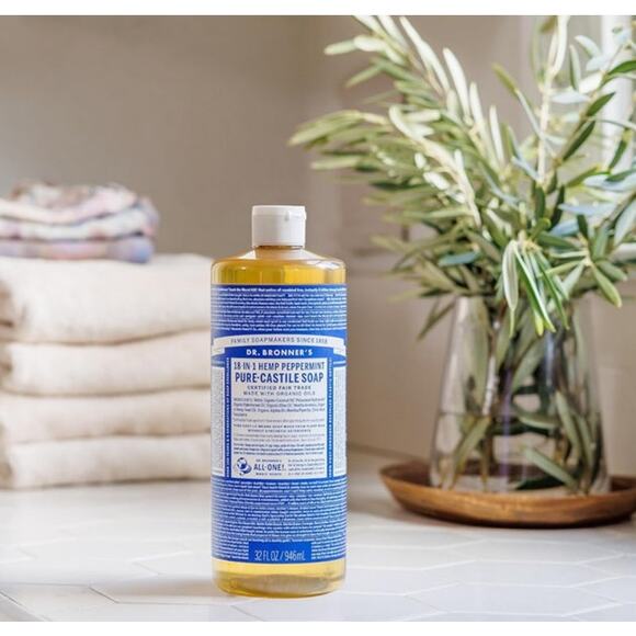 Dr. Bronner Invigorate Peppermint Pure Castile Magic Aromatherapy Soap 25 oz NEW - Picture 1 of 9